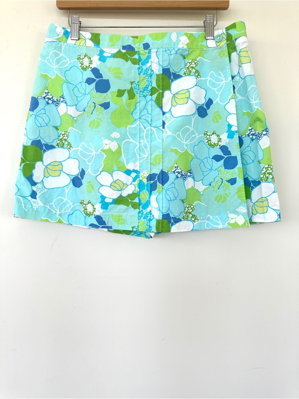 Dockers Favourite Fit Floral A-Line Skort in Aqua & Green in 💯 Cotton
